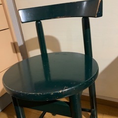 グリーンのビンテージ椅子の画像