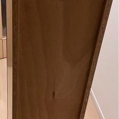 収納付きスタンドミラーの画像