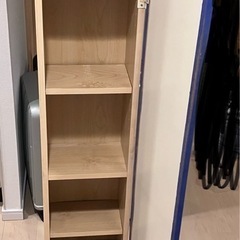 収納付きスタンドミラーの画像