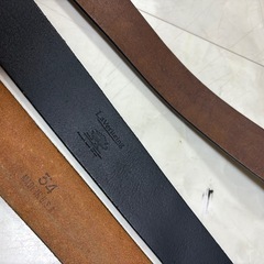 レザーベルト　3種の画像