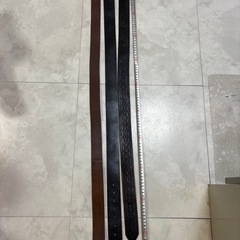 レザーベルト　3種の画像