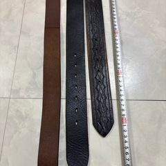レザーベルト　3種の画像