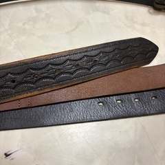 レザーベルト　3種の画像