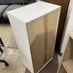 カラーボックス　No.1445　ホワイト　棚　収納　【リサイクルショップどりーむ荒田店】の画像