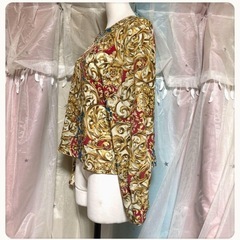 ꒰JOLIET꒱Tokyo blouse チェーン柄 長袖 ブラウス トップスの画像