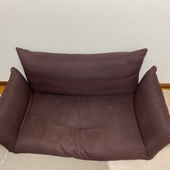 二人がけソファ ブラウン 茶色