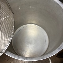 飲食店の方！業務用 アルミ寸胴鍋 網、蓋付き 