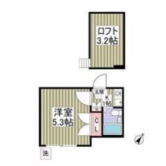 💙💜初期費用5万円パック＆フリーレント1ヶ月付き💜💙角部屋✨ロフ...