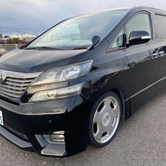 香川発 車検2年満タン 乗って帰れます カスタム多数 2400cc 20ヴェルファイア サンルーフ ムーンルーフのツインルーフ 7人乗り 両側電動パワースライド 電動パワートランク Bluetoothオーディオ対応フルセグ地デジナビ 12インチフリップダウンモニター スマートキー ETC 車検令和9年3月 平成21年7月 189000km 総支払40万円の画像