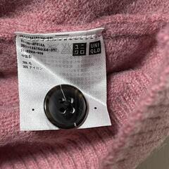 UNIQLO ニットカーディガン ピンク M(レディース)の画像