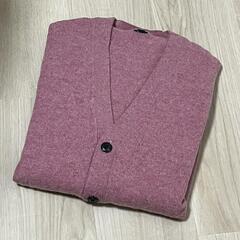 UNIQLO ニットカーディガン ピンク M(レディース)