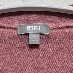UNIQLO ニットカーディガン ピンク M(レディース)の画像