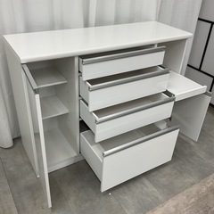 KB-62【新入荷 リサイクル品】古賀家具 セイント キッチンカウンター 白