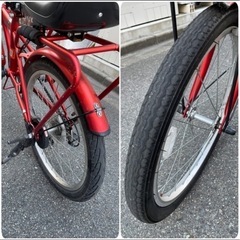 折りたたみ自転車　パパチャリの画像