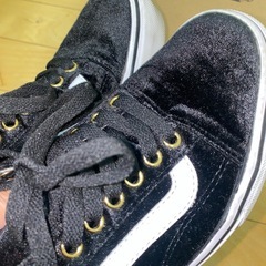 VANS　スウェード厚底の画像