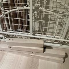 ホワイト　シングルベッド　解体済みの画像
