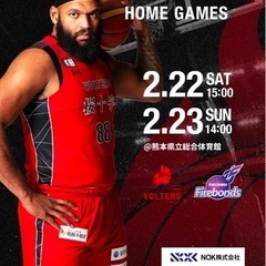熊本ヴォルターズ観戦チケット