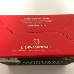 使用品　リーデルのSYRAH/SHIRAZ 2客入の画像