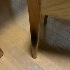 無印良品　テーブルとチェア2点の画像