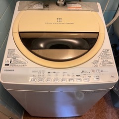 【お譲り先決まりました】東芝6キロ洗濯機STAR CRISTAL...