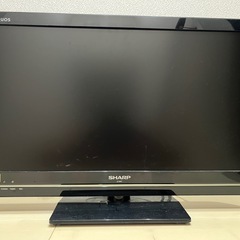 値下げしました。24インチ液晶カラーテレビ AQUOS