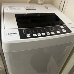 〈受け渡し者決定済〉　Hisense 5.5kg 洗濯機