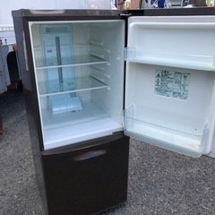 NO 921 🌈福岡市内配送設置無料✨🌈パナソニック 138L 2ドア パーソナルタイプ 冷蔵庫 ブラウン NR-B143W-Tの画像
