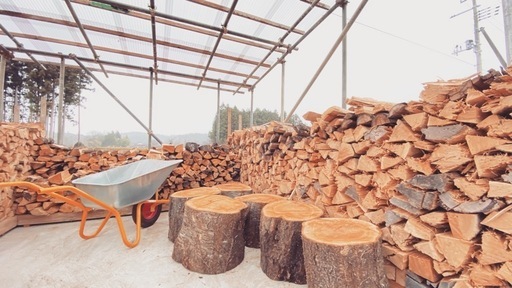 20%OFF 【残り一台限り】薪ストーブ用 3年乾燥薪（極 ）