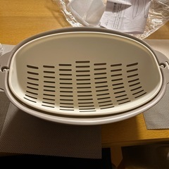 新品　カゴ　ザル　セットの画像