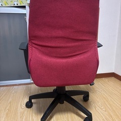 【急募】ニトリ　ワークチェアグリッジ　レッド の画像