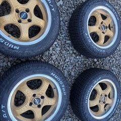 PIAA15インチ6.5j＋38マッドスターAT