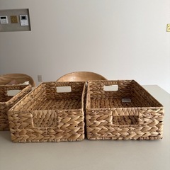 インナーボックス 天然素材バスケット(FB)浅型