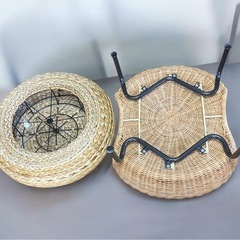 IKEA　イケア　収納付きオットマン『ガムレフルト』と スツール『アルセーダ』
