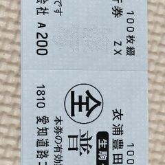 衣浦豊田道路回数通行券