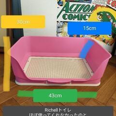 犬用トイレと犬用トイレトレーの画像