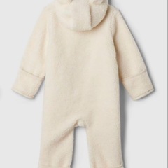 【試着のみ】GAPベビー　定価7000円ボアロンパースの画像