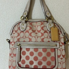 
COACH コーチ ハンドバッグ ドット柄