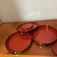 重箱　皿　お皿付き　レトロの画像