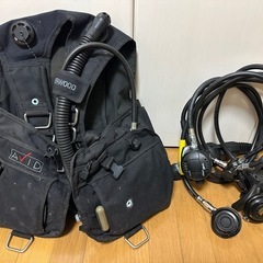 0円ダイビング用BCDとレギュレータ類