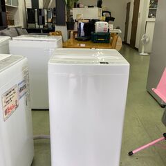 【リサイクルショップ　ピカソ　小松原】🌀分解洗浄済み✨TAGlabel タグレーベル 4.5kg 全自動洗濯機 ホワイト 2018年製 AT-WM45B🌀★3908★