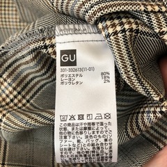 GU オープンカラーシャツの画像