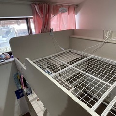 子供のシステムベッド？ロフトタイプです。の画像