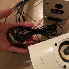 ELECOM 木のスピーカーの画像