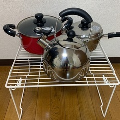 (受渡予定者決定:ひろ様)引取2/28まで！鍋、やかん、フライパン