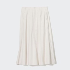 Uniqloユニクロ　オフホワイトスカート