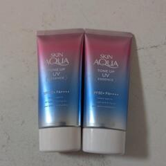 美品！スキンアクアトーンアップUVエッセンスa 2本セット