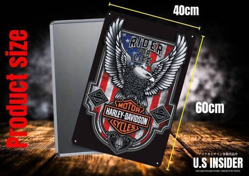 チャンス!! OPENING SALE!! 大型60cm ロックスター飲み会☆メタル看板