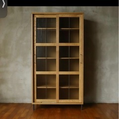 アデペシュ　キャビネット カデル スライドガラスキャビネット ロー - (アデペシュ)