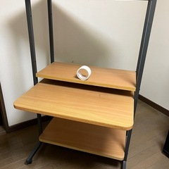 バラし済み　パソコンデスク　PCラック