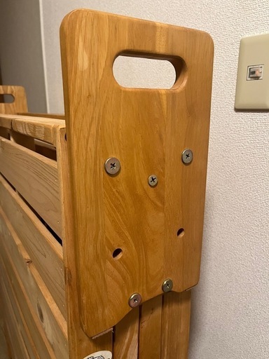 中居木工 ひのき すのこベッド 折りたたみ ワイドシングル 国産 NK